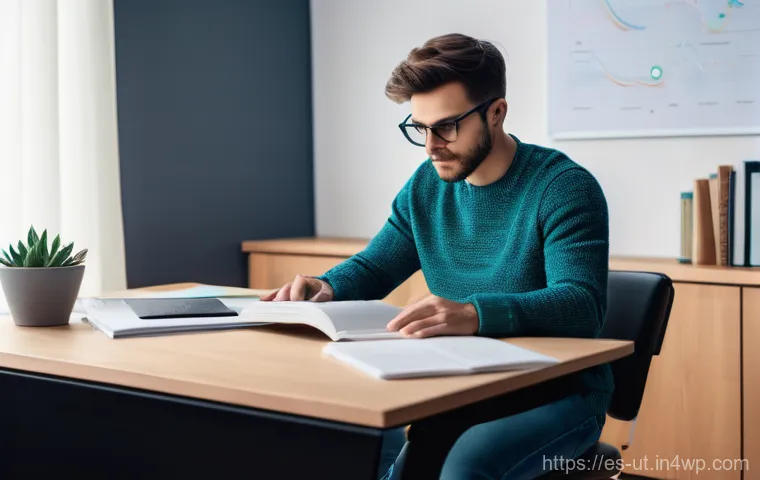 변화하는 직무 환경에서의 범용 역량의 중요성 - **Prompt:** A diverse group of young professionals (20s-30s) in a brightly lit, modern co-working sp...